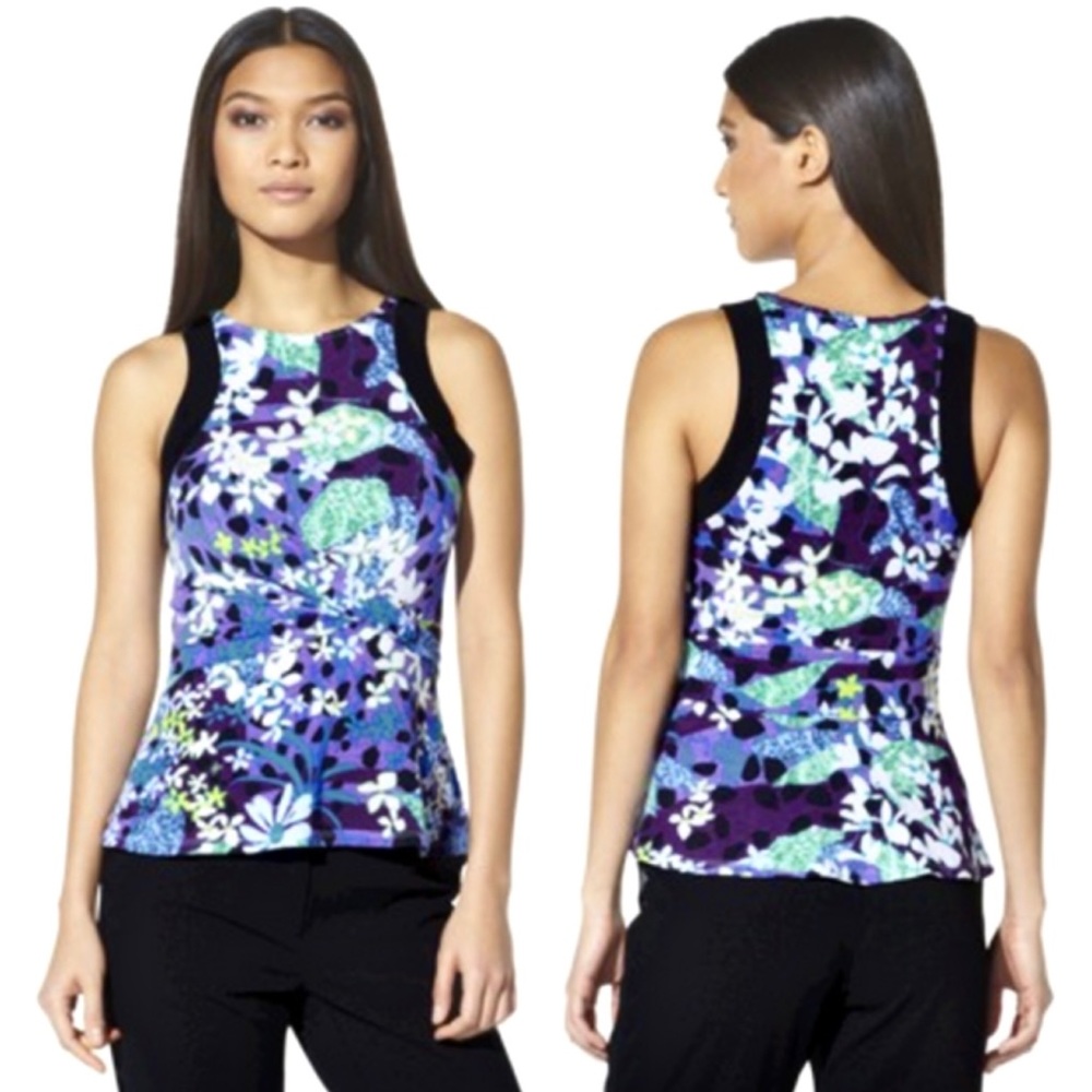 Peter Pilotto for Target Floral Peplum Tank Top